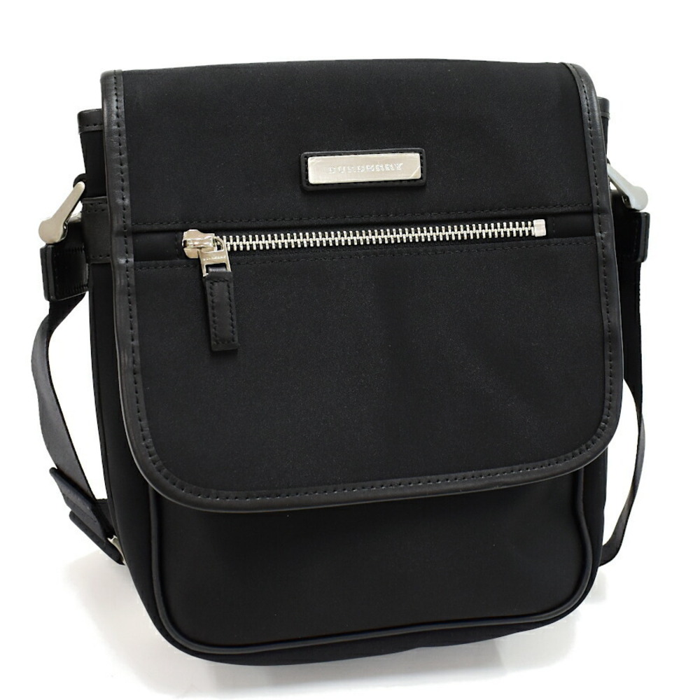 Burberry Crossbody Shoulder Bag Black Nova Check Nylon